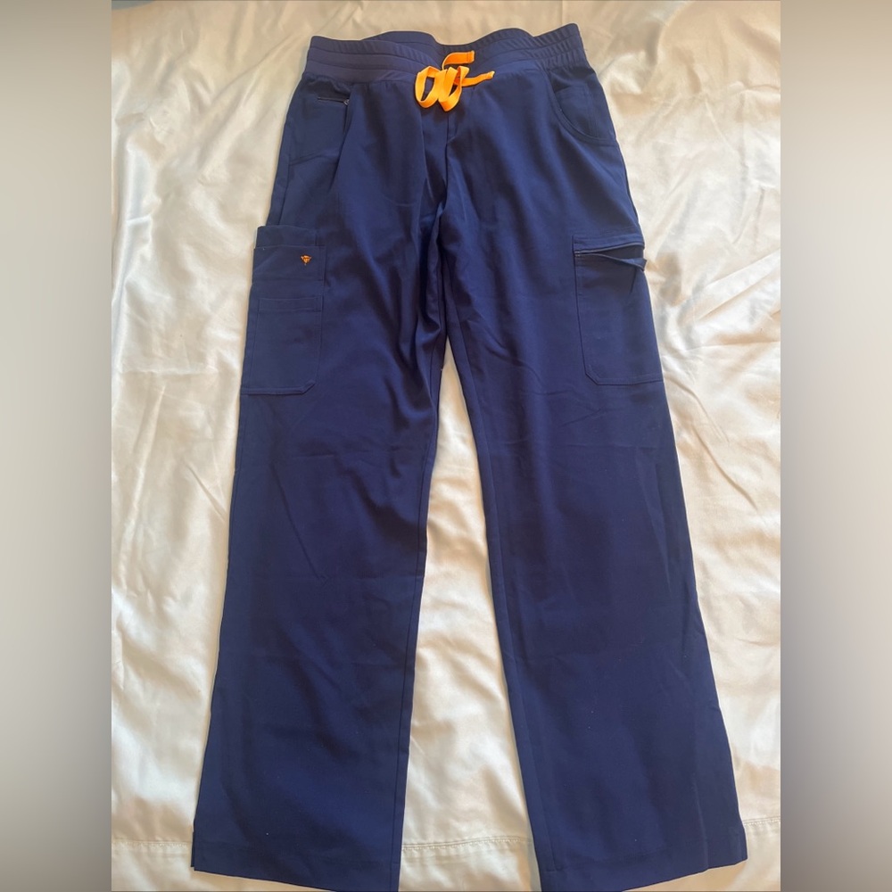 Poppy scrubs pants navy Med